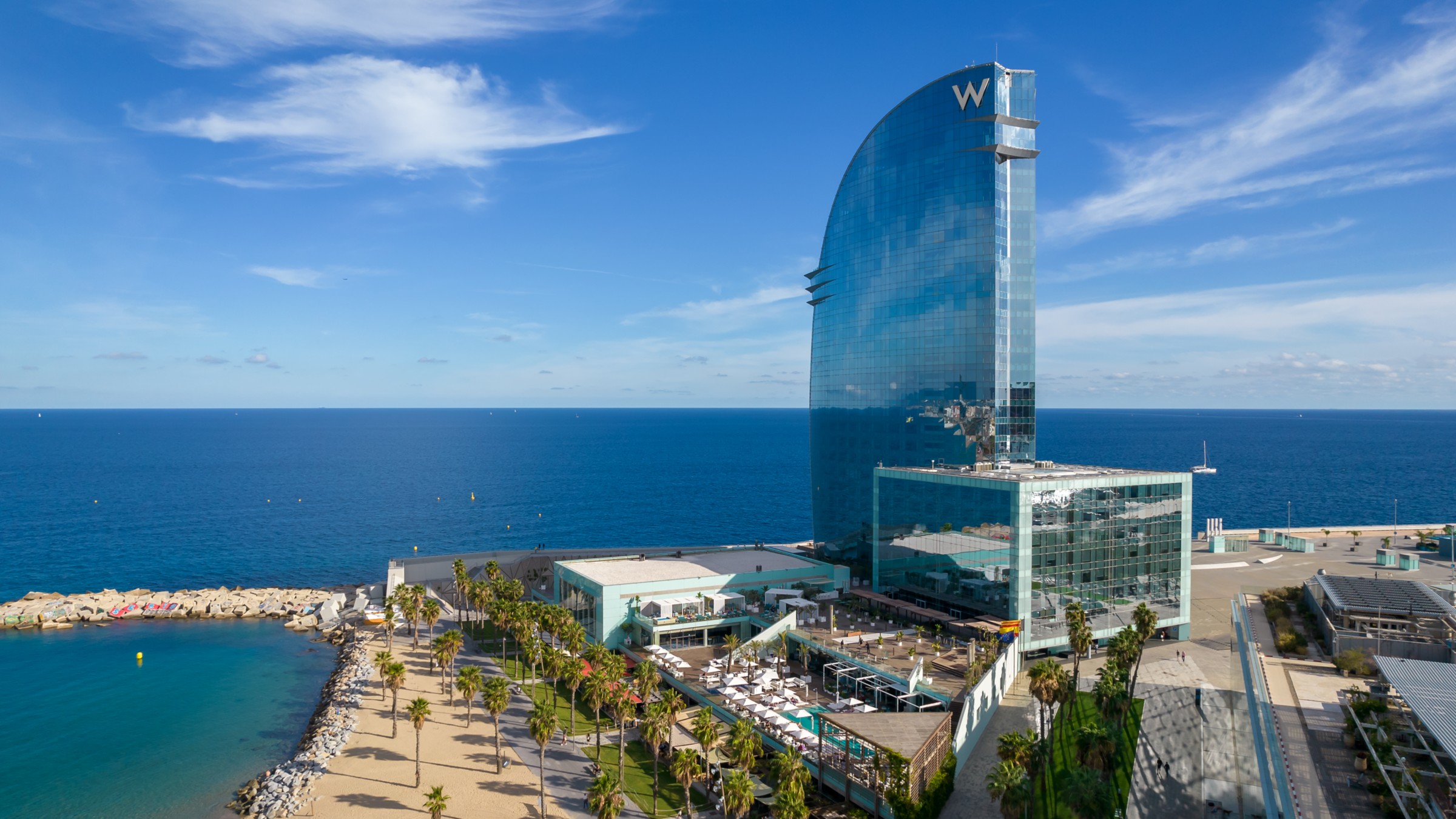 Fotografische Vorlage: W Barcelona, Strandseite